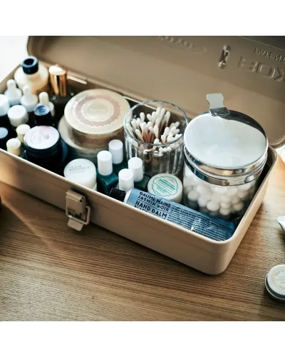 cassetta portaoggetti in acciaio