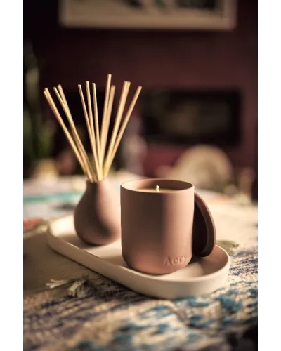 set regalo di candele profumate con oli essenziali naturali