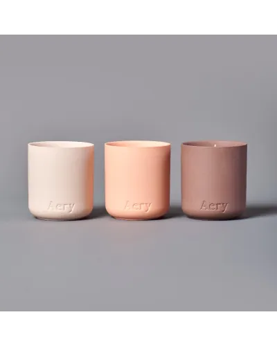 set regalo di candele profumate con oli essenziali naturali