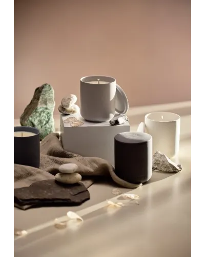 Set regalo di 3 mini candele profumate di Cedro, Sandalo e Timo