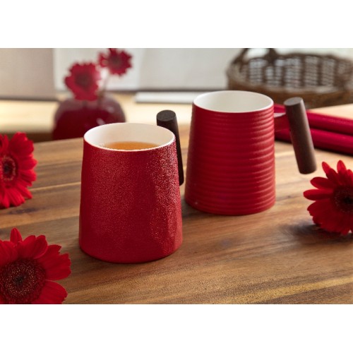 tazze in porcellana fine bone china artigianale