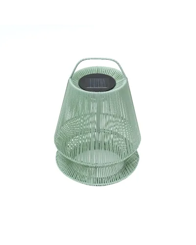 paralume in plastica riciclata fatto a mano