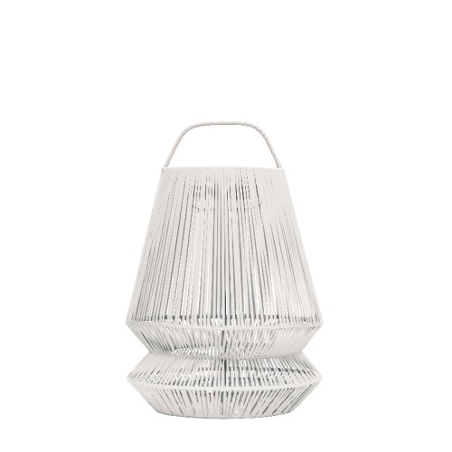 paralume in plastica riciclata fatto a mano