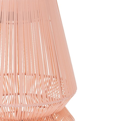 paralume in plastica riciclata fatto a mano