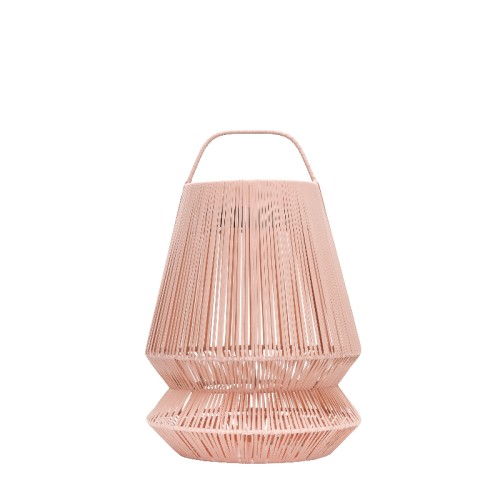 paralume in plastica riciclata fatto a mano