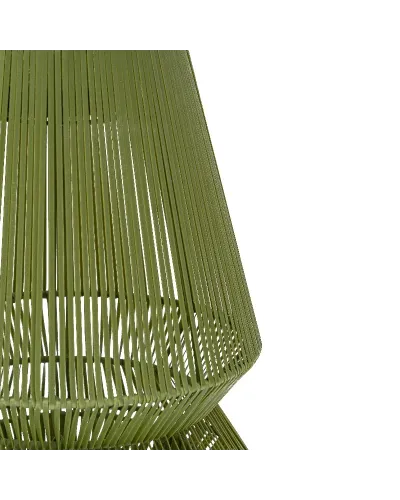 paralume in plastica riciclata fatto a mano