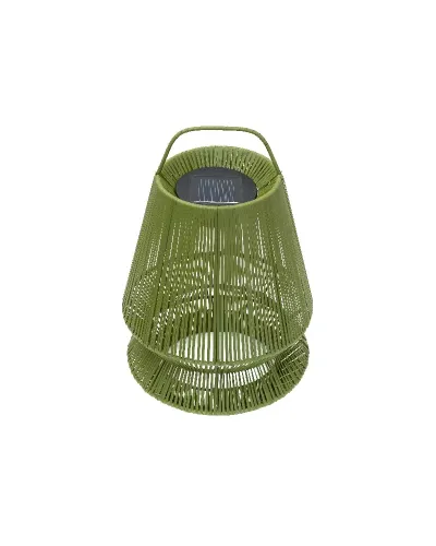 paralume in plastica riciclata fatto a mano