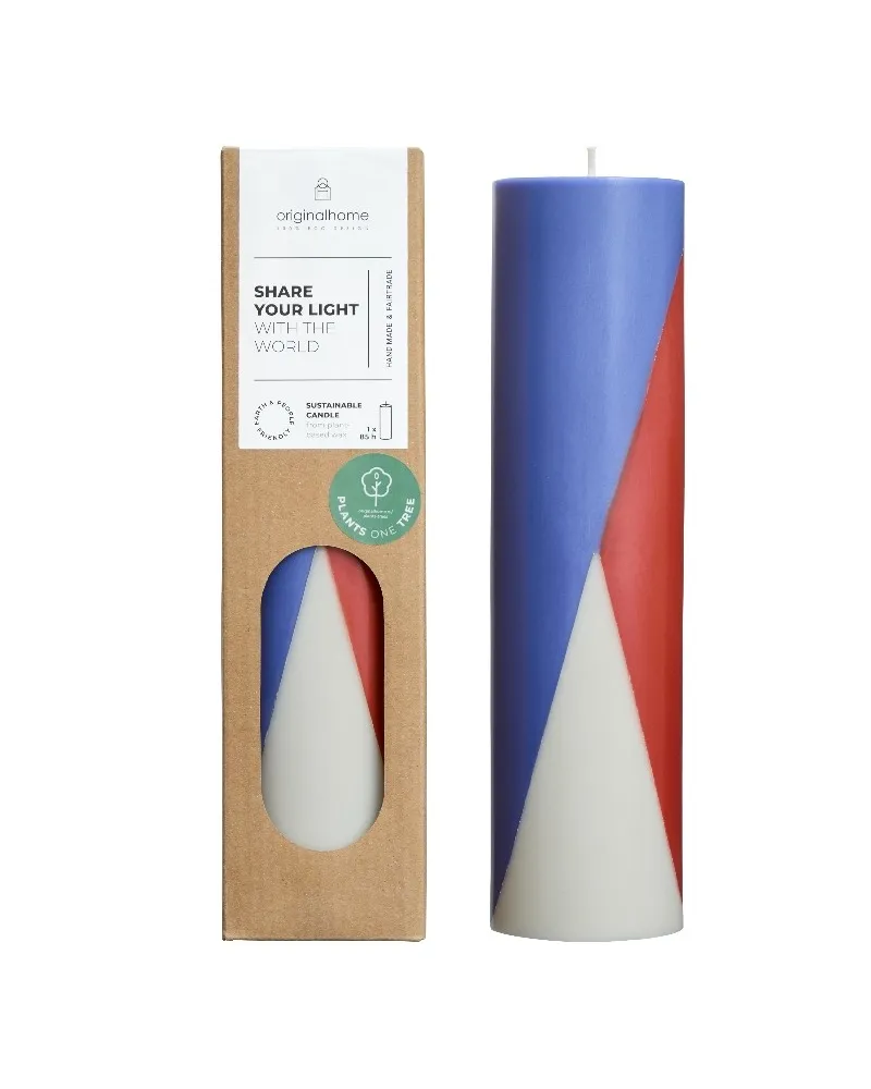 candele fatte a mano con cera vegetale