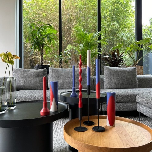 candele fatte a mano con cera vegetale