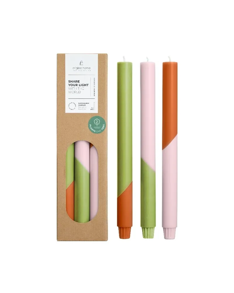 candele fatte a mano con cera vegetale