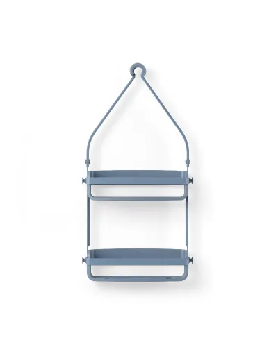 Portaoggetti da doccia salvaspazio con ripiani capienti e ganci flessibili