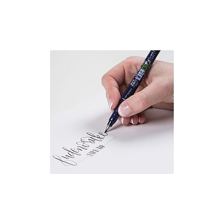 Tombow Hard Tip Brush Pen Fudenosuke for Calligraphy and Design