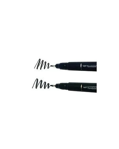 Soft Tip Marker Fudenosuke for Calligraphy and Design, Black - Tombow