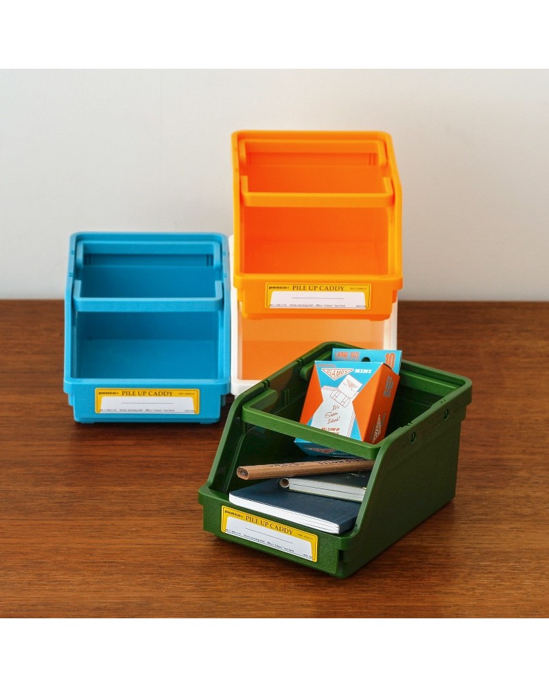 organizer impilabile dal design vintage, perfetto per scrivanie, bagno o strumenti da bricolage