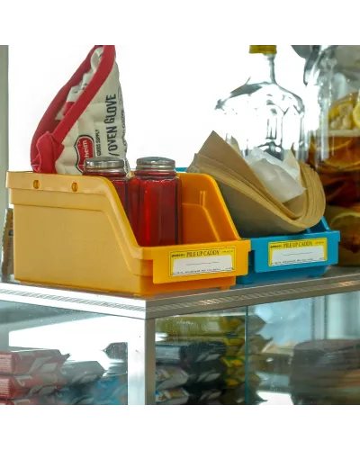 organizer impilabile dal design vintage, perfetto per scrivanie, bagno o strumenti da bricolage