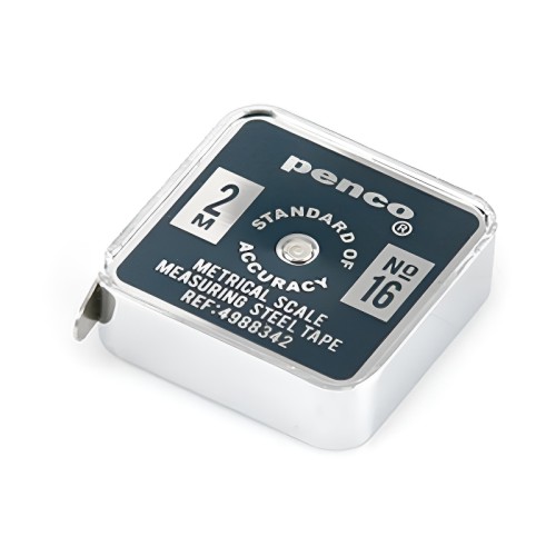 Penco, Metro tascabile in acciaio inox con design compatto e colori rétro