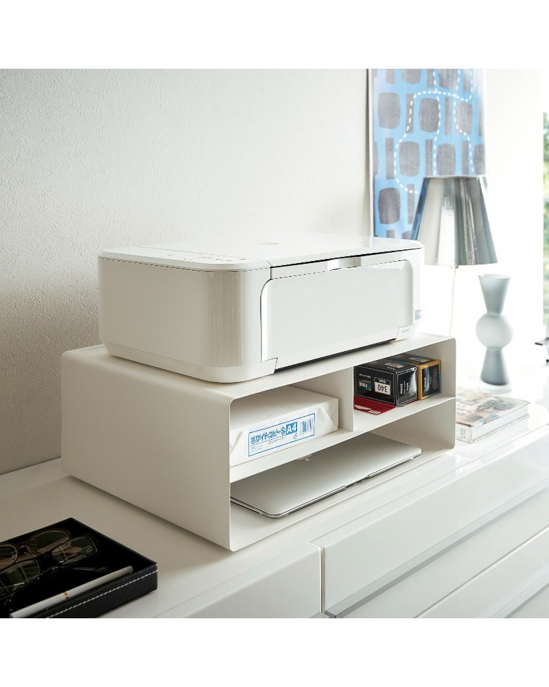 Scaffale compatto per stampanti A4/A3 con ruote rimovibili