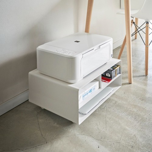 Scaffale compatto per stampanti A4/A3 con ruote rimovibili