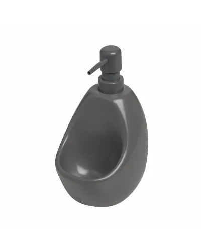 dispenser elegante per sapone con porta oggetti