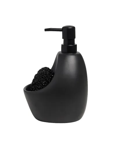 Stylish Sink & Bathroom Organizer 2-in-1 Soap Dispenser with Integrated Caddy