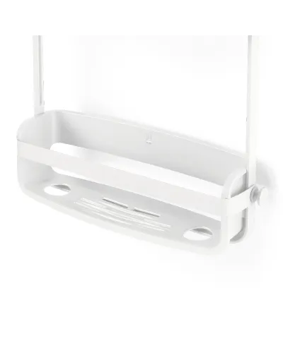 portaoggetti a due ripiani per doccia pratico senza montaggio