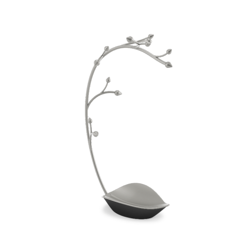 elegante albero portagioie in metallo