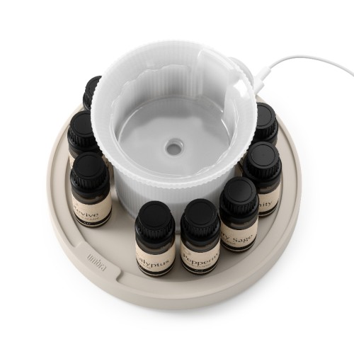 Diffusore di design per oli essenziali con luce LED