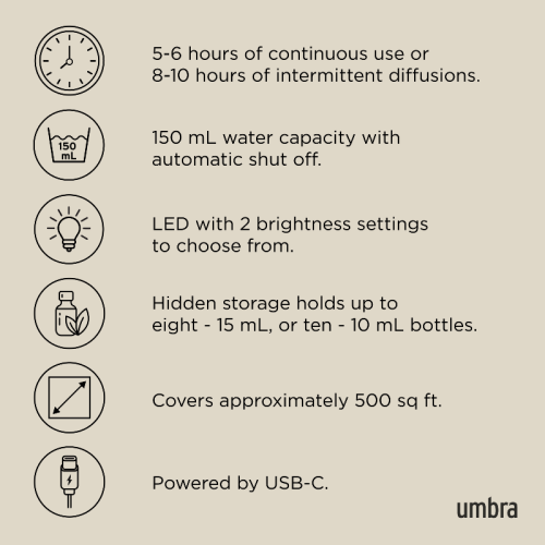 diffusore di profumi per aromaterapia design moderno