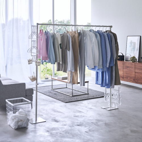 Yamazaki Tower Folding Indoor Clothes Drying Rack