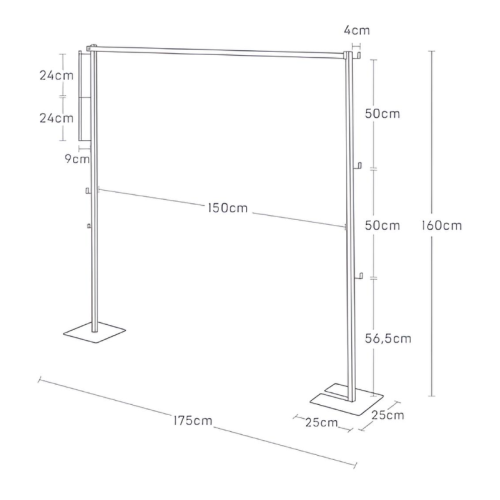 Yamazaki Tower Folding Indoor Clothes Drying Rack