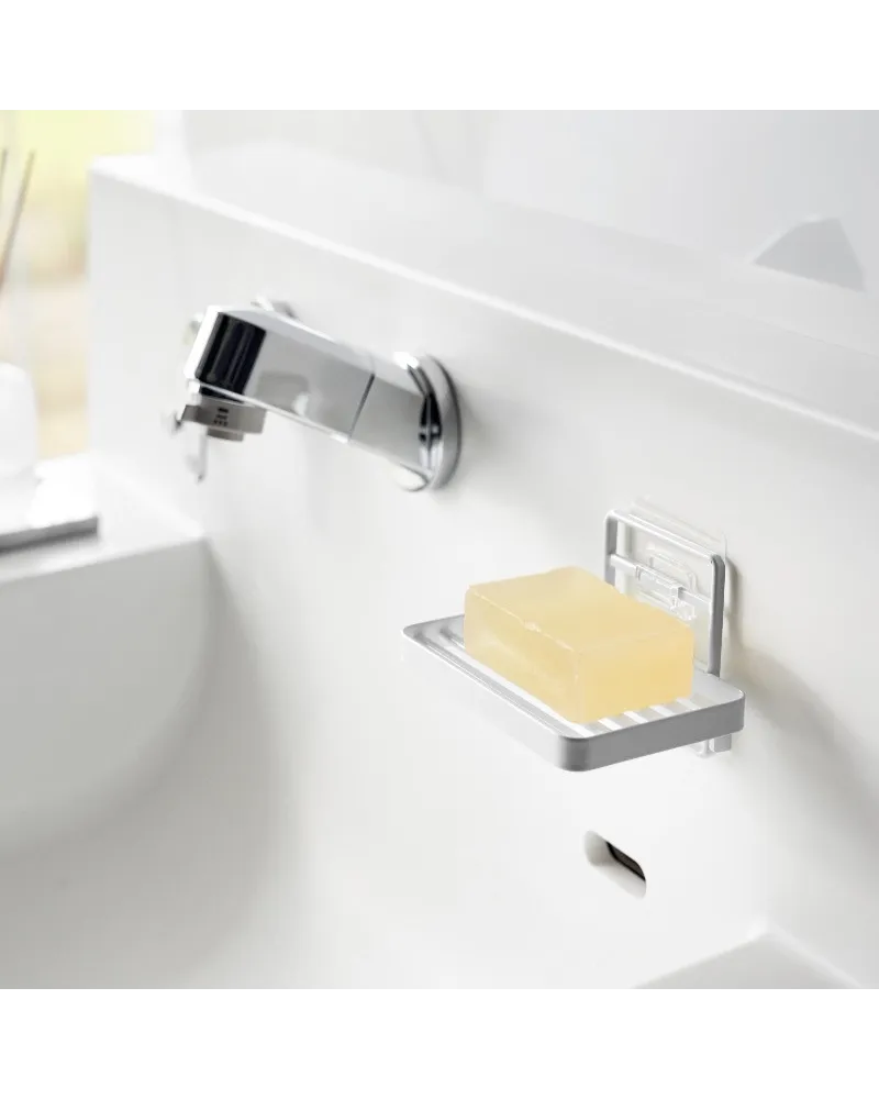 Yamazaki easy-to-install wall-mounted soap tray