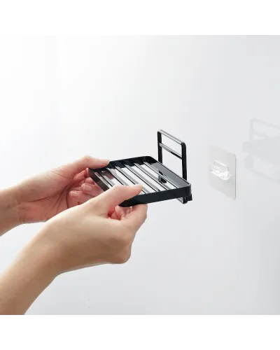 Yamazaki easy-to-install wall-mounted soap tray