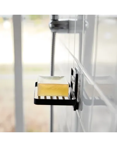 Yamazaki easy-to-install wall-mounted soap tray