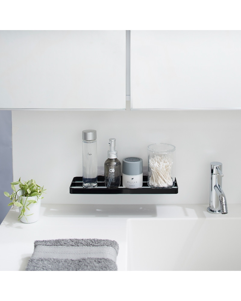 Yamazaki easy-to-install wall-mounted bathroom shelf