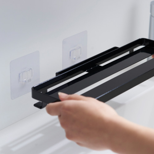 Yamazaki easy-to-install wall-mounted bathroom shelf