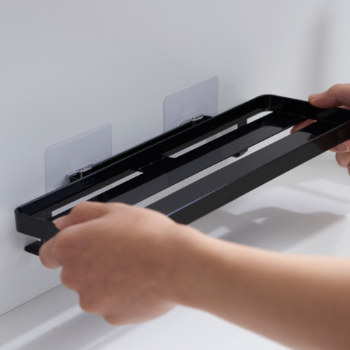 Yamazaki easy-to-install wall-mounted bathroom shelf