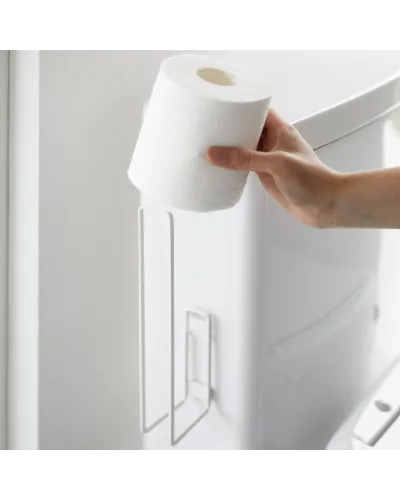 Yamazaki adhesive toilet paper holder