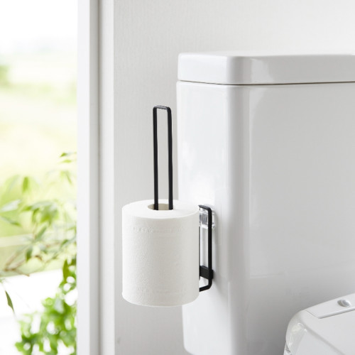 Yamazaki Home Portarotolo da Parete Adesivo Salvaspazio Senza Trapano