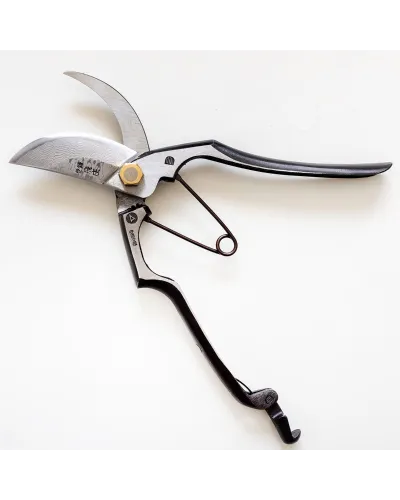 Professional Japanese Pruning Shears, A-Type Damascus Steel, Blue Paper