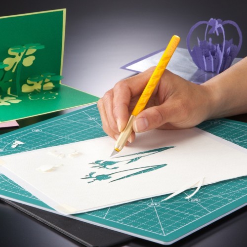 taglierino per lavori artistici con lame di ricambio