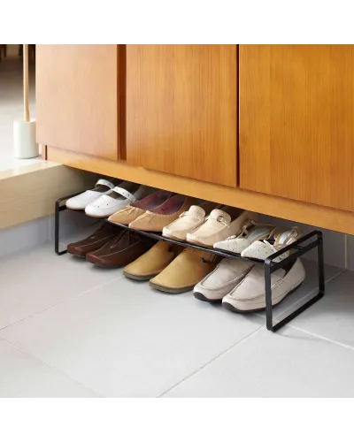 Scarpiera Estensibile in Acciaio Yamazaki – Design Salvaspazio per Ingressi Moderni