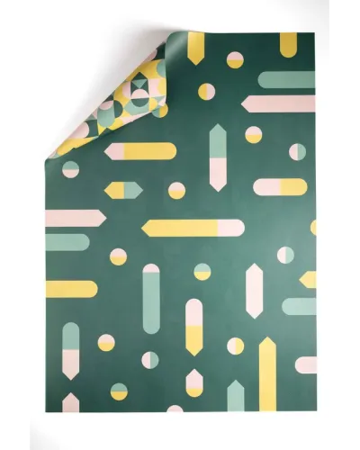 Double-sided gift wrapping paper
