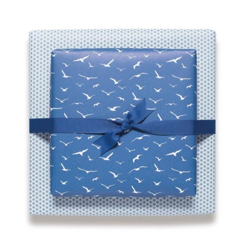Gift Wrapping Set MIX&MATCH " BIRDS Blue " - My Pretty Circus