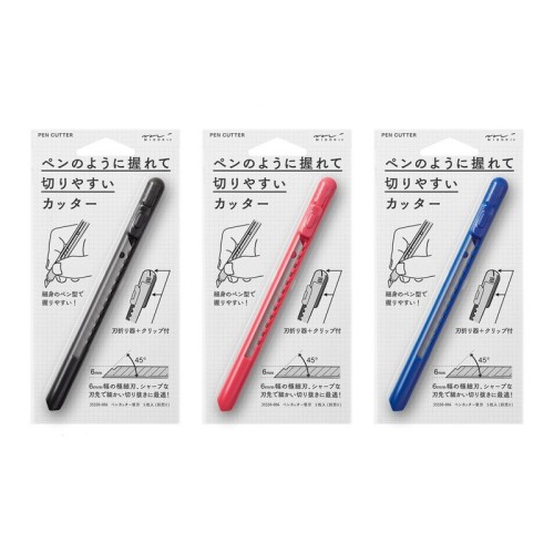 lame di ricambio per taglierino per carta a forma di penna