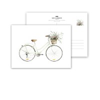 Postcards " Bicycle - Love...