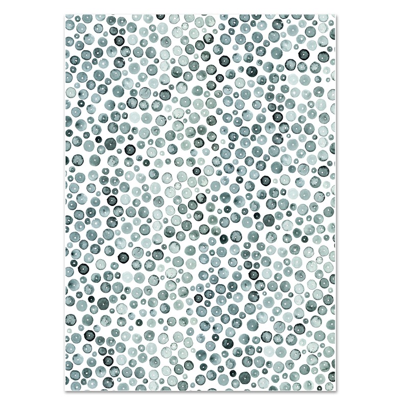 Gift Wrap 500x700mm " Green Dots ", Atelier Leo La Douce
