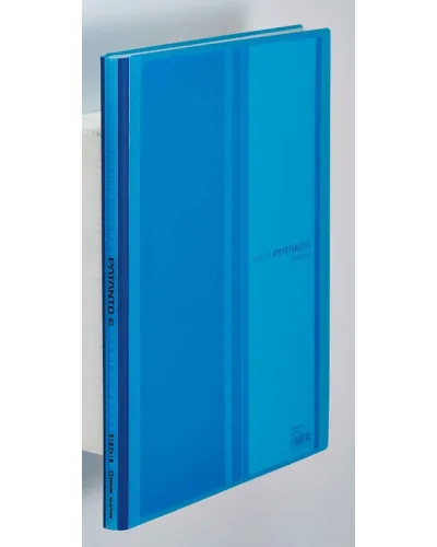 Heavy duty A4 display book with 40 transparent pockets