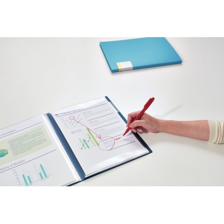 A4 / A3 document holder that allows you to write on documents without taking them out of the binder