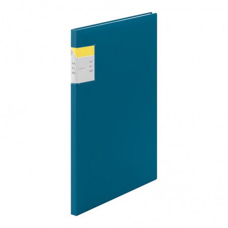 A4 / A3 format document holder with 20 transparent pockets and flaps to keep documents in place