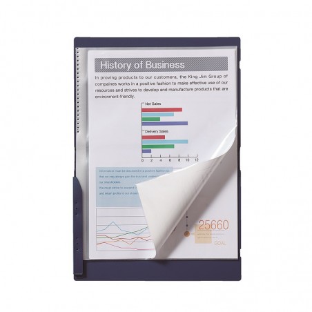 Compact and resistant A3 display book in various colors